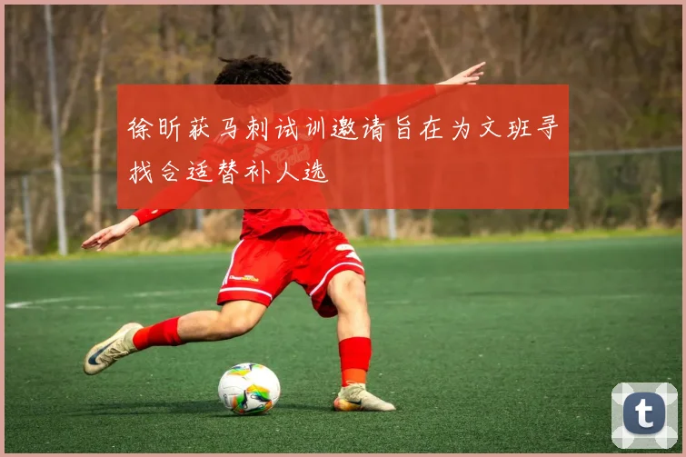徐昕获马刺试训邀请旨在为文班寻找合适替补人选